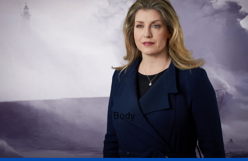 Official portrait of the Rt Hon Penny Mordaunt MP, Lord of the Council and Leader of the House of Commons. 