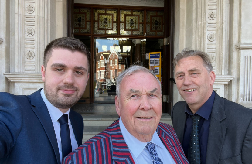 Councillors David Small, Colin Belsey and Nick Ansell