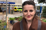 Eastbourne and Willingdon MP Caroline Ansell pictured outside of the DGH