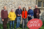 Warm welcome greeted postmistress as Meads pop-up post office opened for business