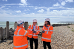 Environment Secretary Visits Eastbourne Treatment Works with town's MP, Caroline Ansell